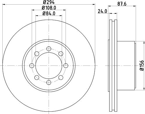 Mintex MDC2010 - Brake Disc autospares.lv