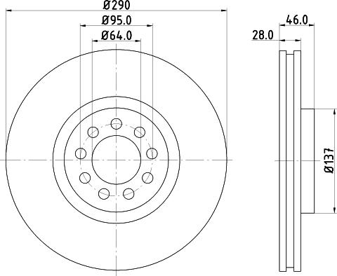 Mintex MDC2021 - Brake Disc autospares.lv