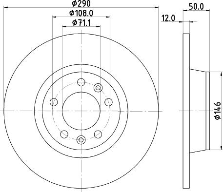 Mintex MDC2193 - Brake Disc autospares.lv