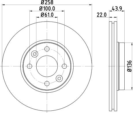 Mintex MDC2384 - Brake Disc autospares.lv