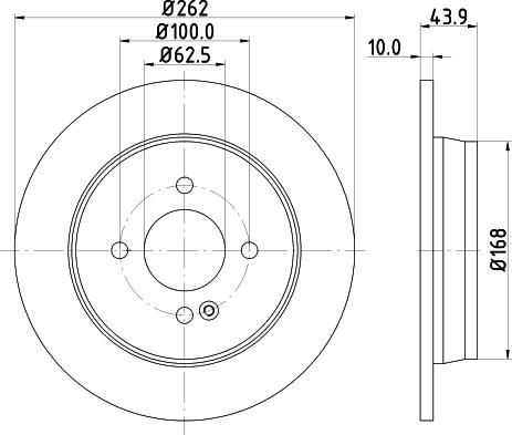 Mintex MDC2382 - Brake Disc autospares.lv