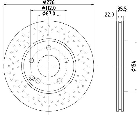 Mintex MDC2283 - Brake Disc autospares.lv