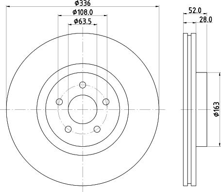 Mintex MDC2741 - Brake Disc autospares.lv