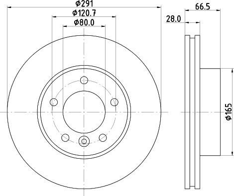 Mintex MDC796 - Brake Disc autospares.lv