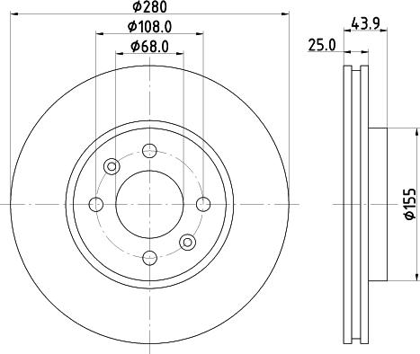 Mintex MDC759 - Brake Disc autospares.lv