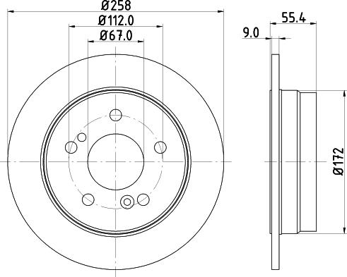 Mintex MDC769 - Brake Disc autospares.lv