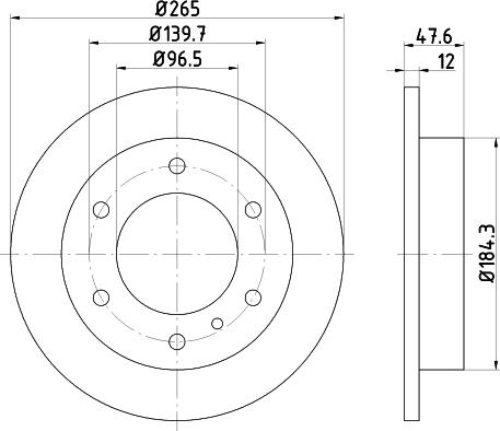 Mintex MDC771 - Brake Disc autospares.lv