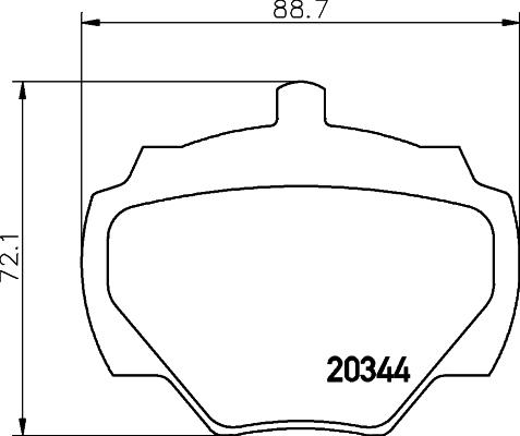 Mintex MDK0142 - Brake Set, disc brakes autospares.lv