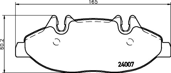 Mintex MDK0245 - Brake Set, disc brakes autospares.lv