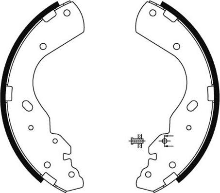 Mintex MFR491 - Brake Shoe Set autospares.lv