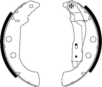 Mintex MFR449 - Brake Shoe Set autospares.lv