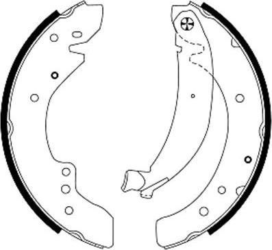 Mintex MFR402 - Brake Shoe Set autospares.lv