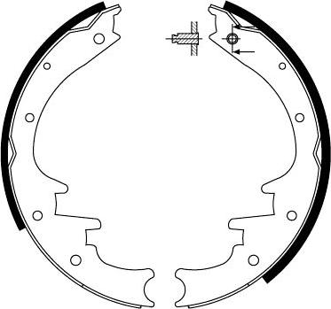 Mintex MFR419 - Brake Shoe Set autospares.lv