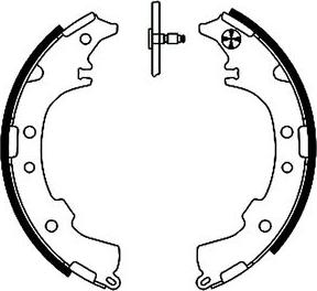 Mintex MFR411 - Brake Shoe Set autospares.lv