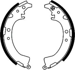 Mintex MFR485 - Brake Shoe Set autospares.lv