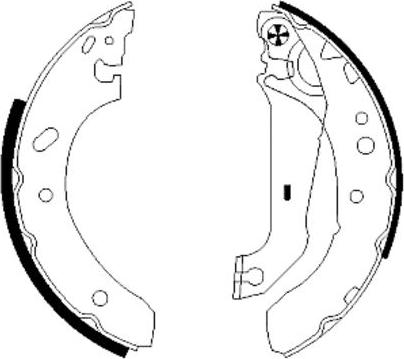 Mintex MFR436 - Brake Shoe Set autospares.lv