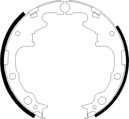 Mintex MFR424 - Brake Shoe Set autospares.lv