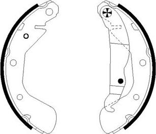 Mintex MFR595 - Brake Shoe Set autospares.lv