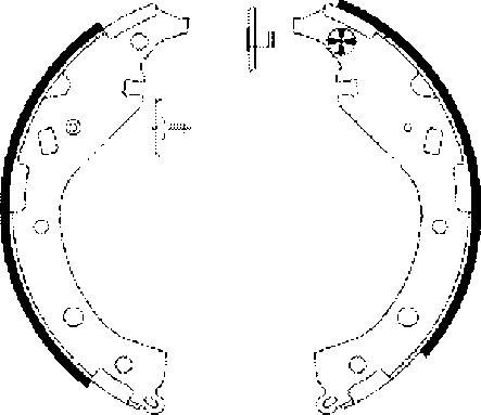 Mintex MFR547 - Brake Shoe Set autospares.lv