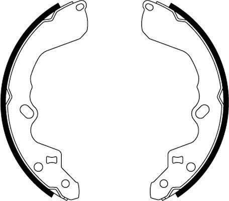 Mintex MFR557 - Brake Shoe Set autospares.lv