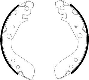 Mintex MFR566 - Brake Shoe Set autospares.lv