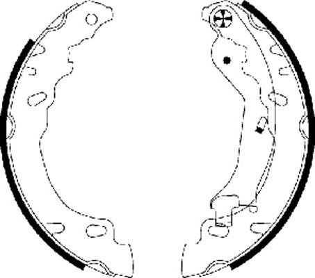 Mintex MFR563 - Brake Shoe Set autospares.lv