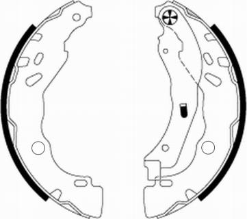 Mintex MFR692 - Brake Shoe Set autospares.lv