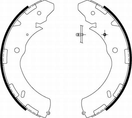 Mintex MFR653 - Brake Shoe Set autospares.lv