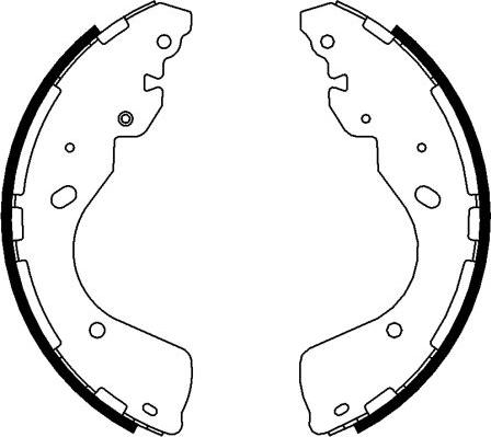 Mintex MFR680 - Brake Shoe Set autospares.lv