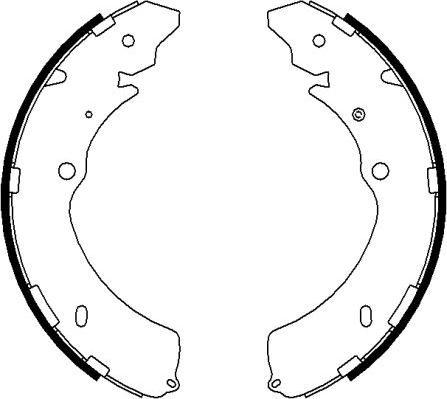 Mintex MFR671 - Brake Shoe Set autospares.lv