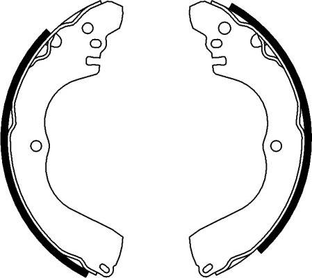 Mintex MFR677 - Brake Shoe Set autospares.lv