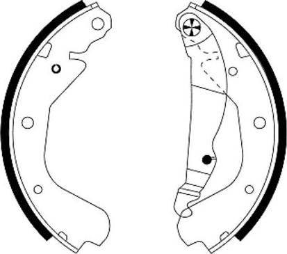 Mintex MFR182 - Brake Shoe Set autospares.lv