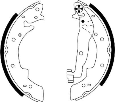 Mintex MFR177 - Brake Shoe Set autospares.lv