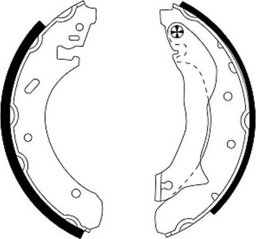 Mintex MFR363 - Brake Shoe Set autospares.lv