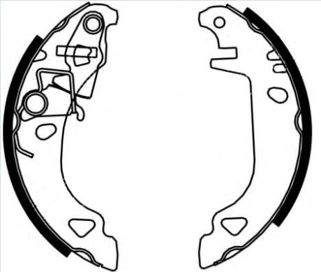 Mintex MFR384 - Brake Shoe Set autospares.lv