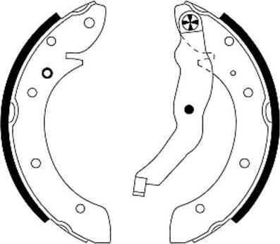 Mintex MFR382 - Brake Shoe Set autospares.lv