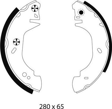 Mintex MFR330 - Brake Shoe Set autospares.lv