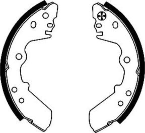 Mintex MFR378 - Brake Shoe Set autospares.lv