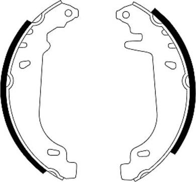 Mintex MFR377 - Brake Shoe Set autospares.lv