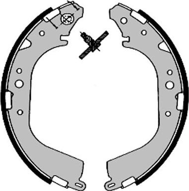 Mintex MFR242 - Brake Shoe Set autospares.lv