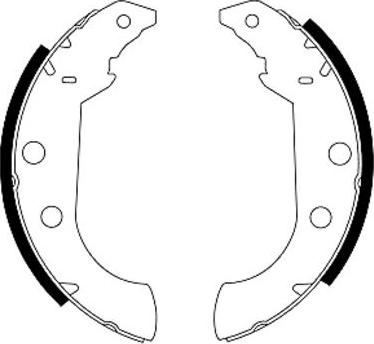 Mintex MFR266 - Brake Shoe Set autospares.lv