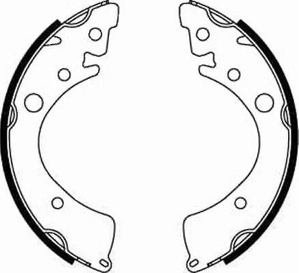 Mintex MFR206 - Brake Shoe Set autospares.lv