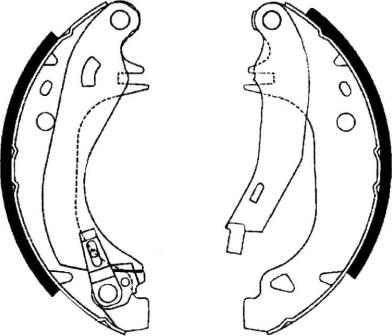 Mintex MFR278 - Brake Shoe Set autospares.lv