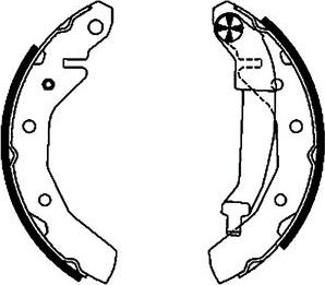 Mintex MFR716 - Brake Shoe Set autospares.lv