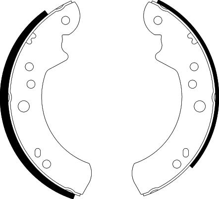 Mintex MLR64T - Brake Shoe Set autospares.lv