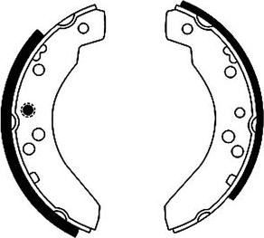 Mintex MLR67 - Brake Shoe Set autospares.lv