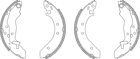 Mintex MSK150 - Brake Shoe Set autospares.lv