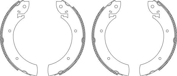 Mintex MSK171 - Brake Shoe Set autospares.lv