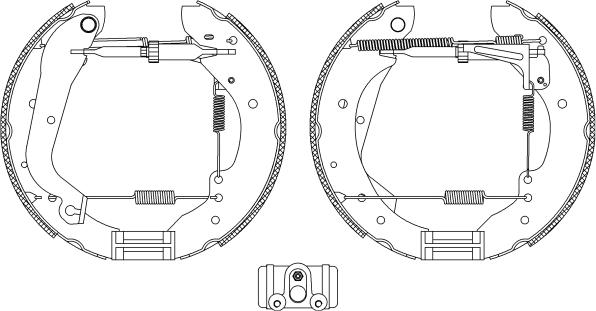 Mintex MSP090 - Brake Shoe Set autospares.lv