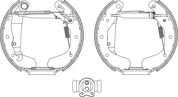 Mintex MSP091 - Brake Shoe Set autospares.lv